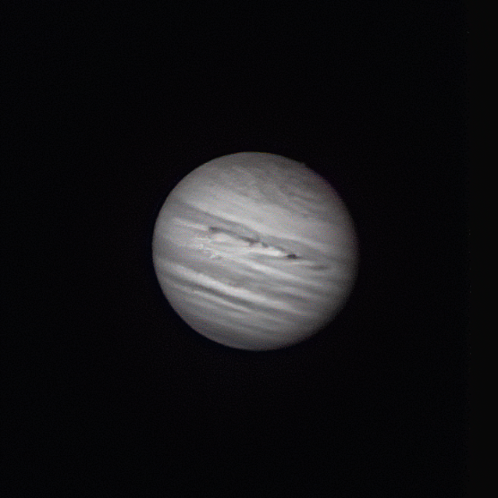 Юпитер  04.09.2023 (ик 685 нм) - астрофотография