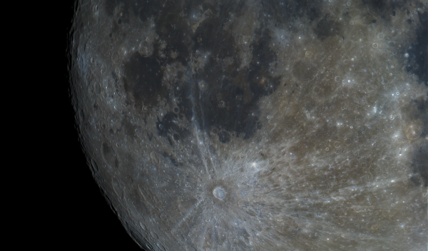 Луна 05.01.2022. Фрагмент 5 из 8 - астрофотография