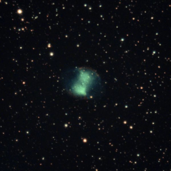 Планетарная туманность М27 «Гантель»05.08.2022 - астрофотография