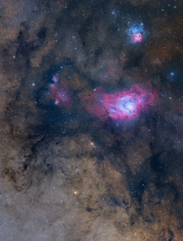 M8&M20 - астрофотография