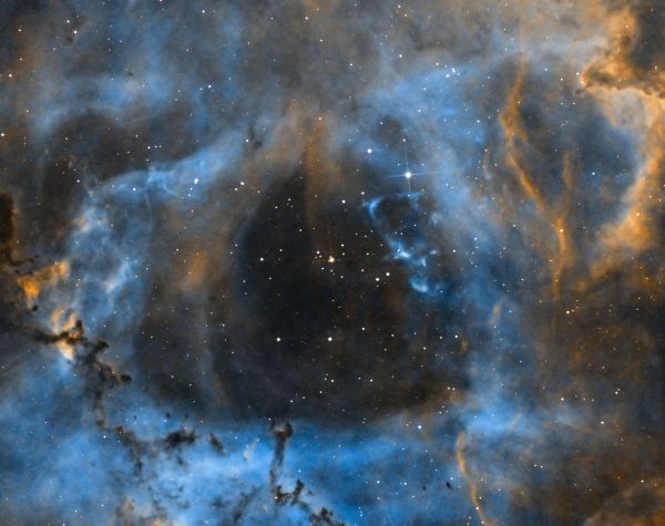 Центральная часть туманности Розетка NGC 2237 - астрофотография