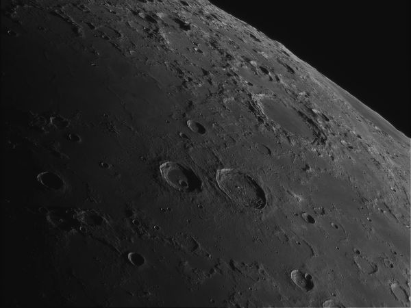 Луна. Северо-Восточная область - астрофотография
