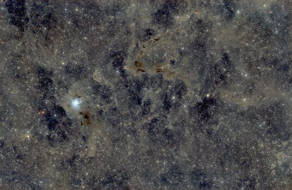 С4 (Iris) and dark nebula - астрофотография