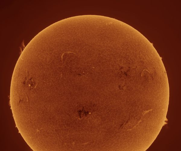 Solar activity 10.06.2026 - Astrophotography