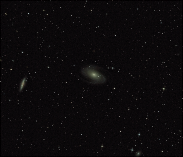 Галактики М81 и М82 в созвездии Большой Медведицы - астрофотография