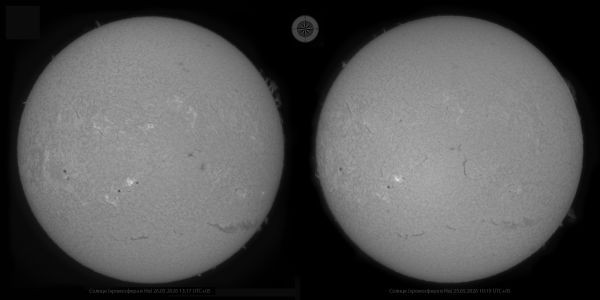 Chromosphere on May 25 and 26, 2026. - Astrophotography