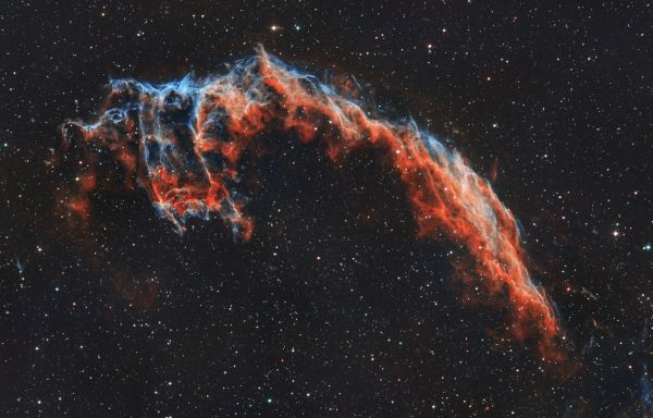 NGC 6992 Туманность Вуаль - астрофотография