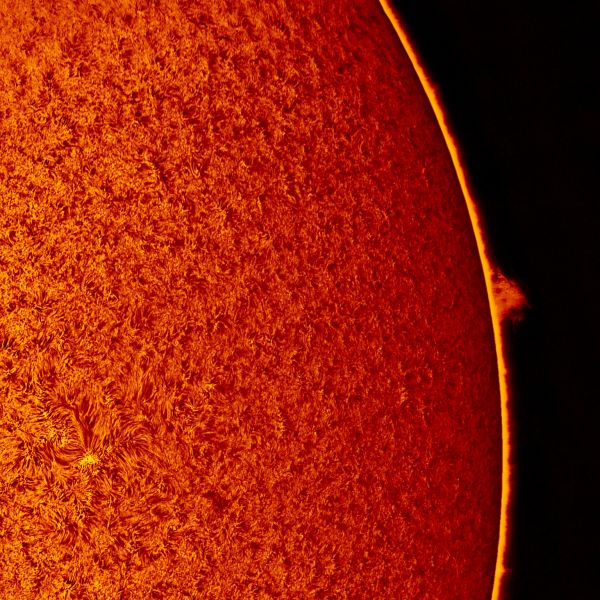 2018.05.13 Sun H-Alpha prominence - астрофотография