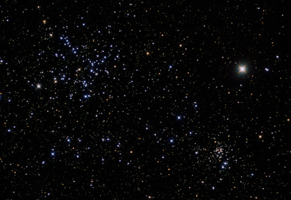 Open clusters M 35 and NGC 1907 (on the left) - Astrophotography