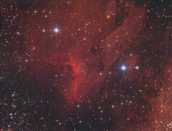 Pelican Nebula - астрофотография