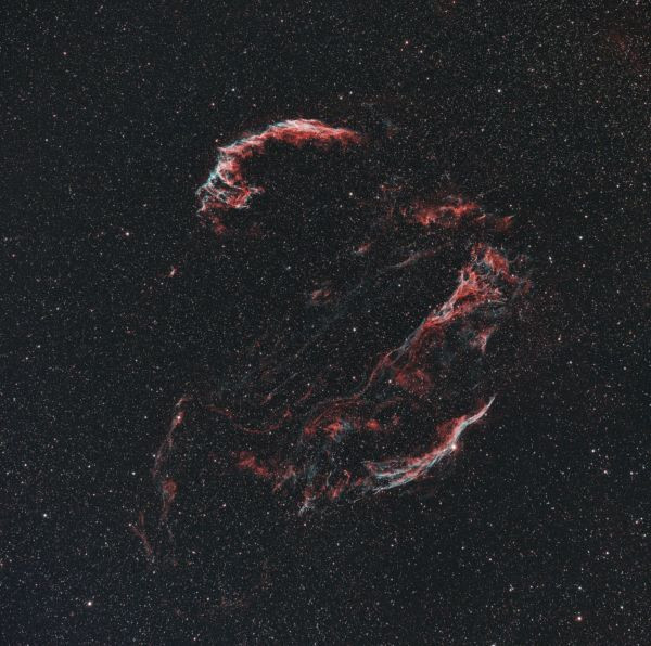 The Cygnus Loop, the Veil, the Fisherman's Net. - Astrophotography