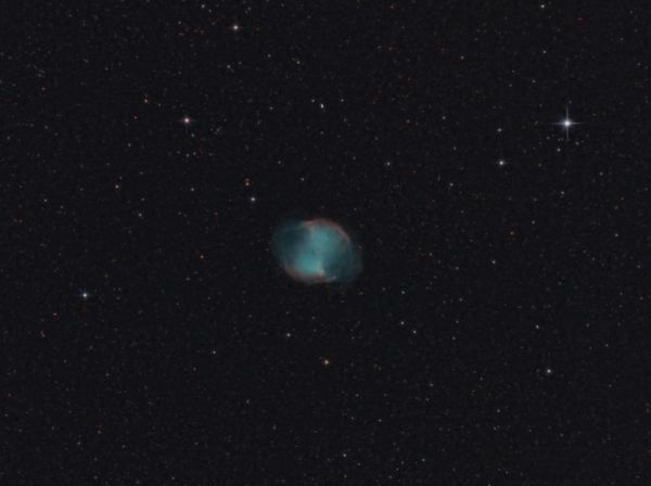 M27 - Dumbbell nebula - астрофотография