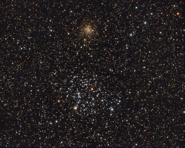 M35 + NGC2158 - астрофотография