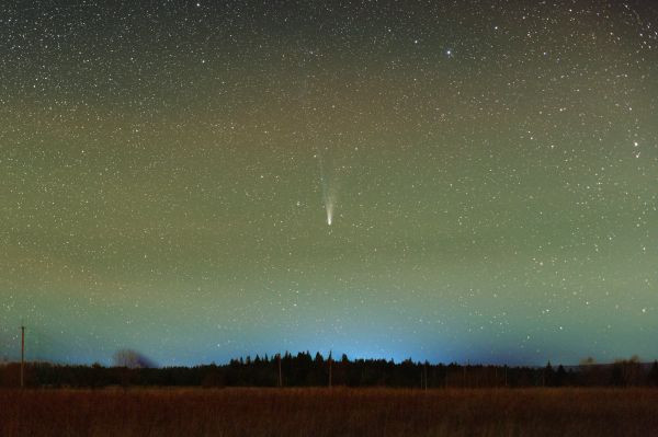 Lemmon on a fixed fifty-kopeck piece - Astrophotography