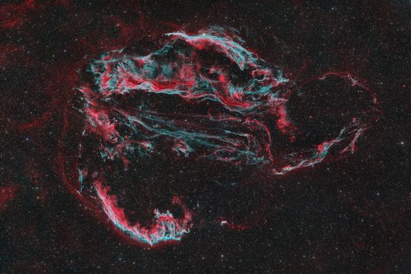 Veil complex in Cygnus - Astrophotography