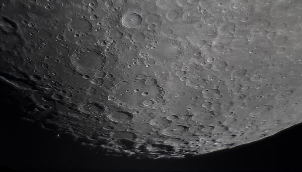 South pole of the Moon, 11.06.2022 - астрофотография