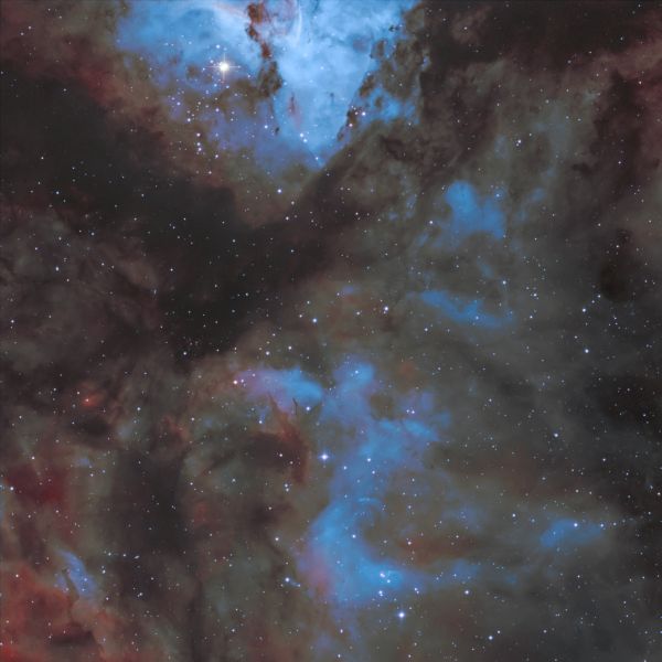 NGC 3372 Туманность в Киле - астрофотография