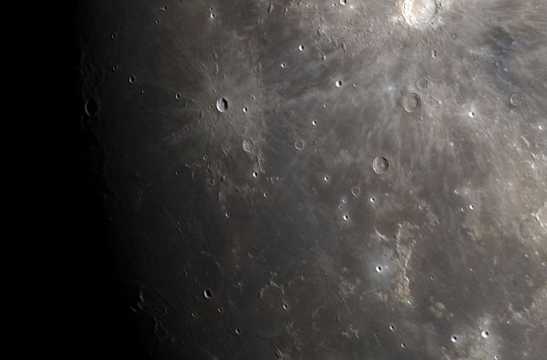 Поверхность Луны. 14.03.2022 - астрофотография