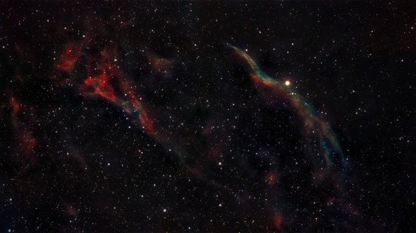 Veil Nebula (eastern part) and Pickering's Triangle - Astrophotography