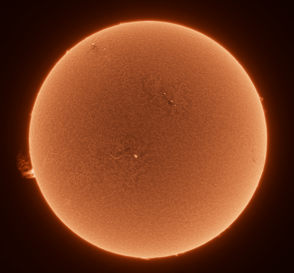 Солнце .       Хрмосфера.    Инверсия диска.         05.02.2022. - астрофотография