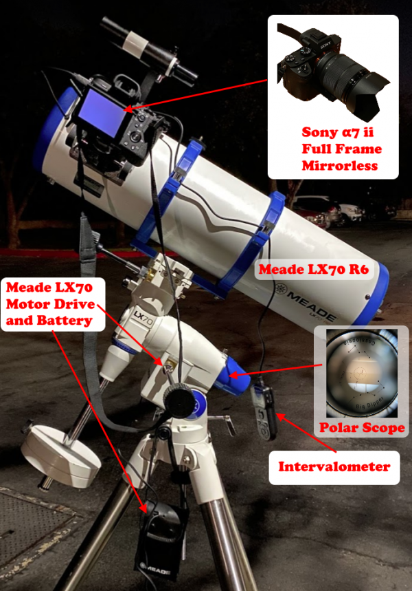 Meade LX70 R6 - астрофотография
