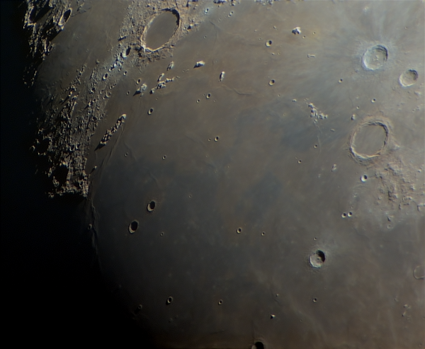 Луна 200503, море Дождей - астрофотография