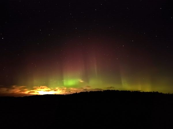 The Big Dipper asterism against the Northern Lights - Astrophotography