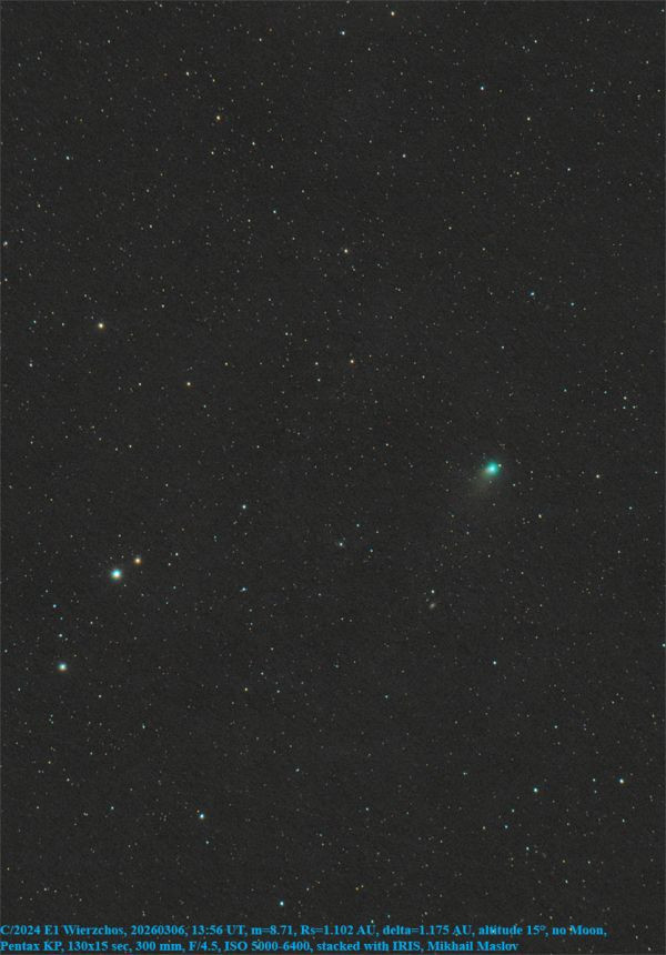 C/2024 E1 Wierzchos - Astrophotography