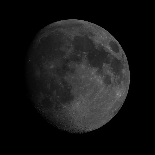 Панорама Луны из 12 фрагментов 13.02.2022 - астрофотография