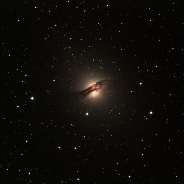Галактика Центавр А - астрофотография