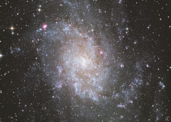 Galaxy M33 in LHaRGB - Astrophotography