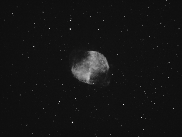 M27 Dumbbell Nebula. Ha 656nm (Draft) - астрофотография