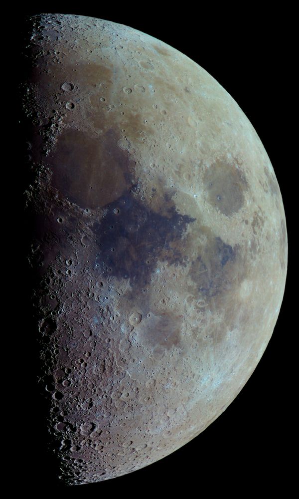 2015.03.27 Moon with Werner X - астрофотография