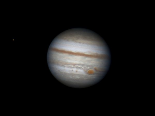 Jupiter and Io, 04.09.2022 - астрофотография