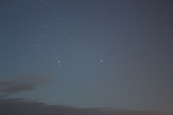 Созвездие Ориона и M42 - астрофотография