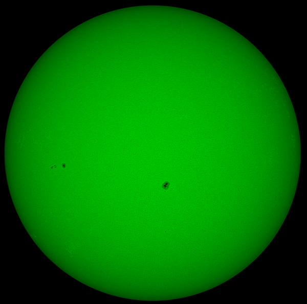 Солнце в континууме 9.04 - астрофотография