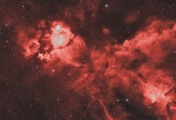  Туманность IC1795 Голова рыбы - астрофотография