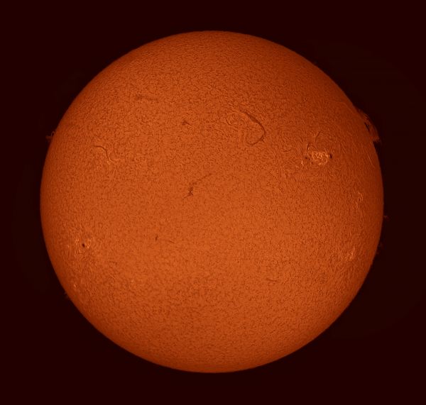 Солнце 23.06.2022 - астрофотография