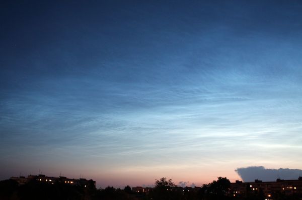 Noctilucent clouds 04.07.2021 - астрофотография