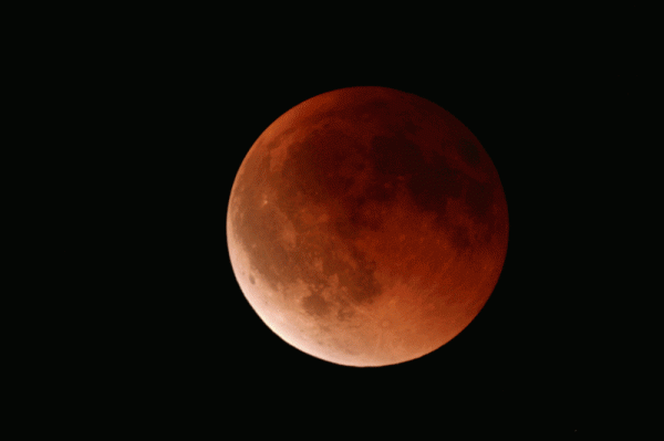 Maximum phase of the total lunar eclipse 07.09.2025 - Astrophotography