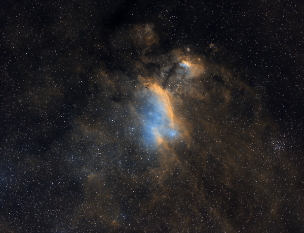 Туманность Креветка - астрофотография