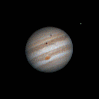 Double Eclipse movie on Jupiter 29.05.2017 - астрофотография