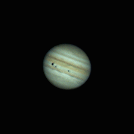 Jupiter moons transit - астрофотография