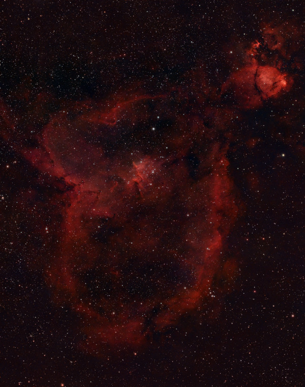 IC 1805 - Heart Nebula (HOO) - Astrophotography