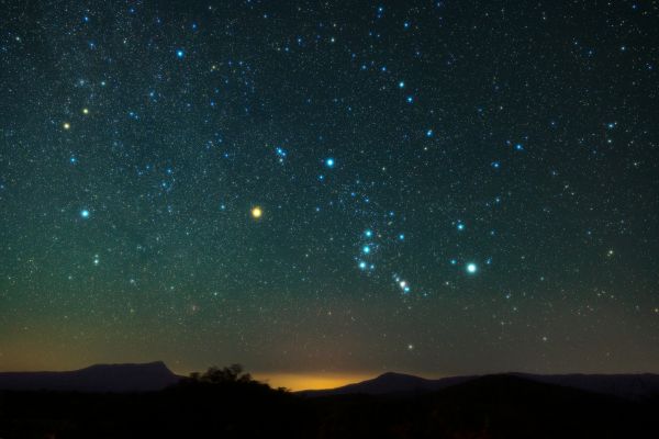 Восход Ориона. - астрофотография