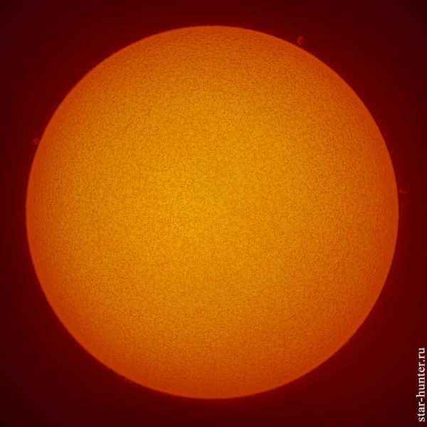 H-alpha Sun. November 5, 2019, 12:35. - астрофотография