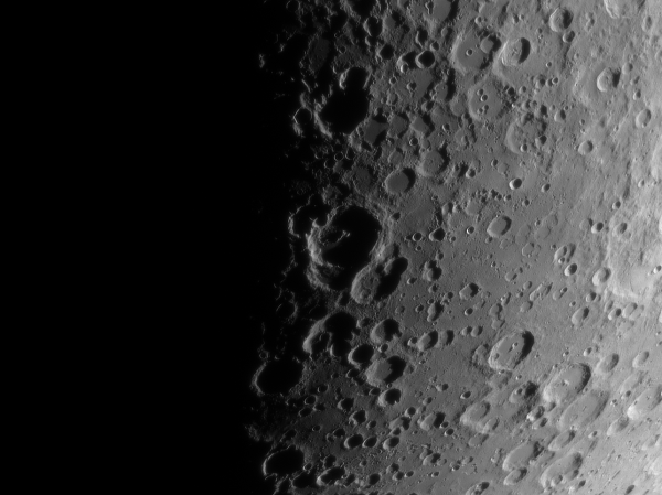 Регион ударного кратера Мавролик - астрофотография