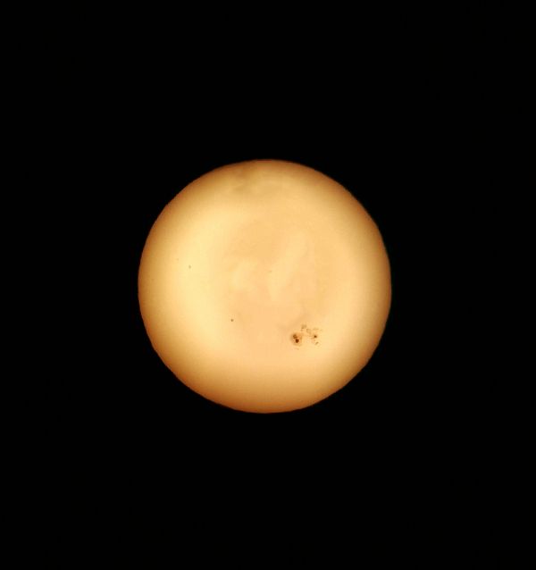 Большое Пятно на Солнце 25.10.2014 - астрофотография