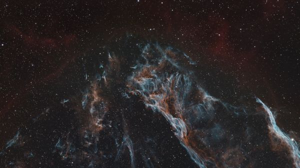 Cygnus Loop Flakes - Astrophotography