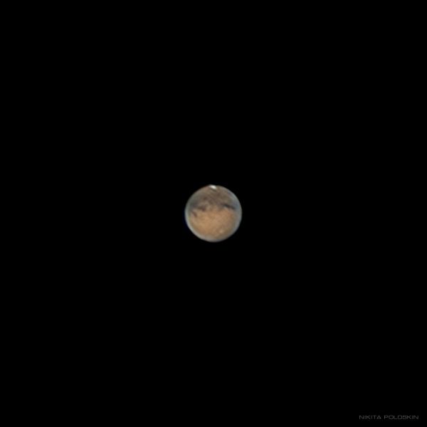 Марс 13 октября - астрофотография